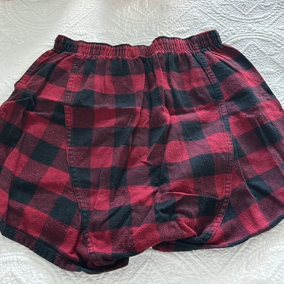 J.Crew Buffalo Plaid Fleece Pajama Boxer Shorts – Size Small - Picture 4 of 4